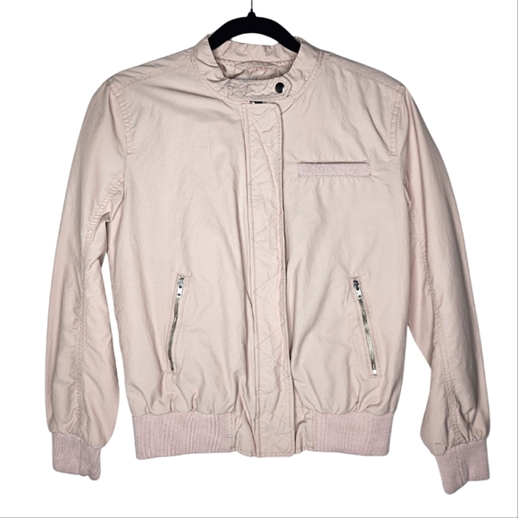 American Eagle Outfitters Jackets & Blazers - American Eagle Outfitters Lightweight Bomber Jacket Feminine Pale Pink Size S